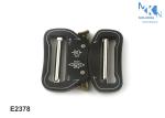 High Strength Pull Clasp Belt Buckle / 10mm Thickness Metal Strap Buckles