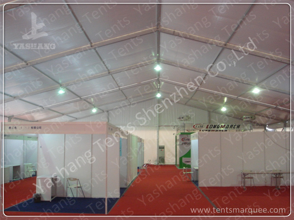 Outdoor Exhibition 20X30 Tent Rental Clear Span Marquee Fabric Covered Structures