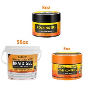 Quality Elegance Neat Braid Conditioning Shining Hair Gel Shine n Jam Braiding Pomade Gummy Hair Gel Ice Hair Extension Adhesive Gel Wax wholesale