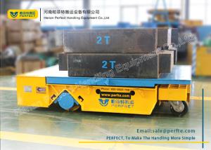 Quality Heavy Duty Industrial Transfer Car , Large Platform Battery Motorized Carriage On Wheels wholesale
