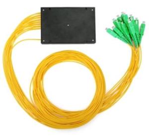 Quality SC APC 1x16 PLC Splitter , Optical Cable Splitter ABS Module wholesale