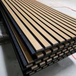 Akupanel Wood Veneer Slat Acoustic Soundproof Wall Panels For Home Office