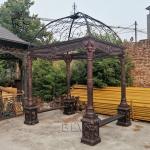 Antique Iron Gazebo Wrought Iron Pavilion Garden Metal Large European Style