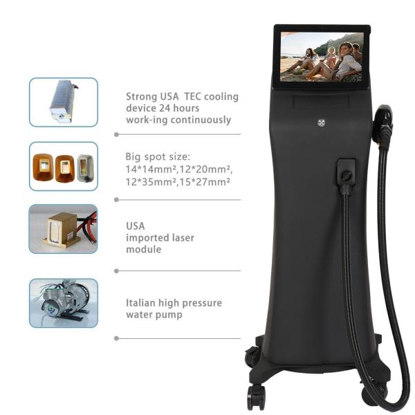 755nm Laser Hair Removal Diode Machine Stationary Laser Hair Removal Machine For