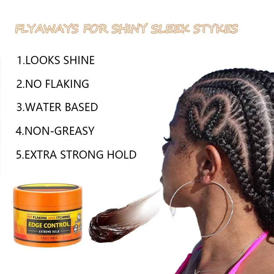 Edge Control 5oz Hair Wax Unbranded High Shine Pomade Super Strong Hold Twist Gel Loc Gel