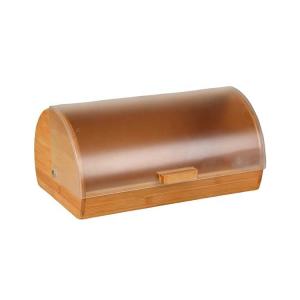 Quality Sturdy Bamboo Bread Bin / Wooden Bread Storage Holder Water Resistance wholesale