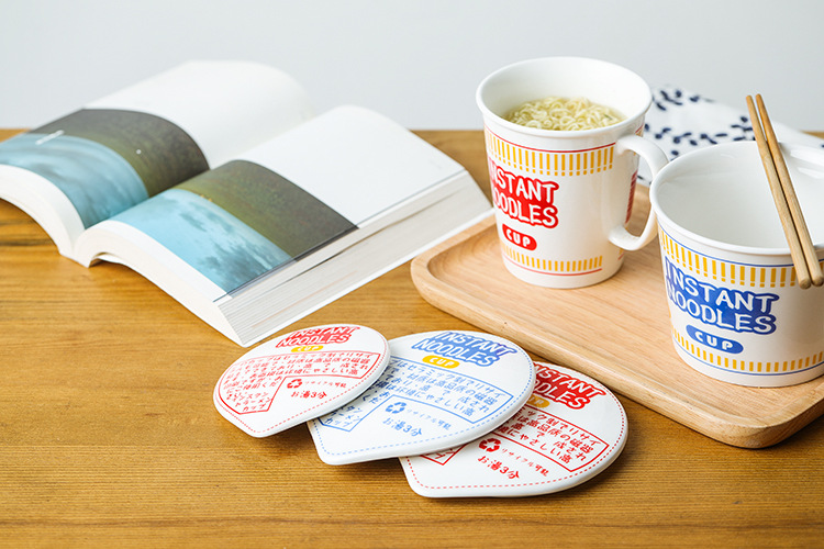 Sustainable Ceramic Instant Noodle Bowl , Porcelain Ceramic Ramen Bowl Set