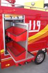 Fire Fighting Vehicles Accessories Rolling Doors Aluminum Sliding Shutter Doors