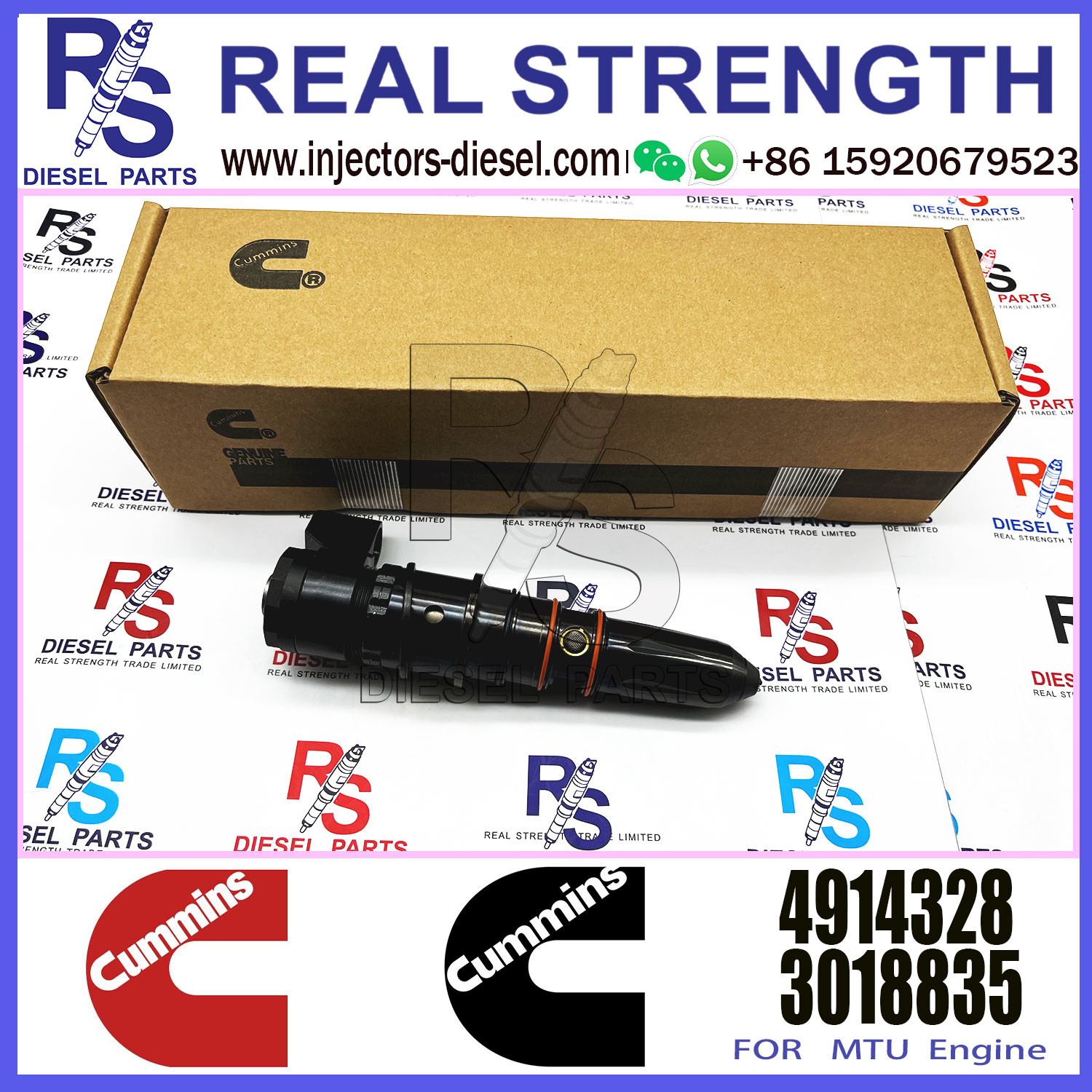 PT Pump Fuel Injector 4914308 4914325 4914328 For Cummins