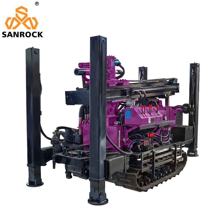 Portable Water Well Drilling Equipment 180m Deep Hydraulic Water Well Drilling Rig