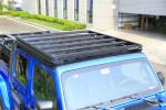 Aluminum Extrusion Roof Rack for Jeep Wrangler JT Hard Anodizing Exterior