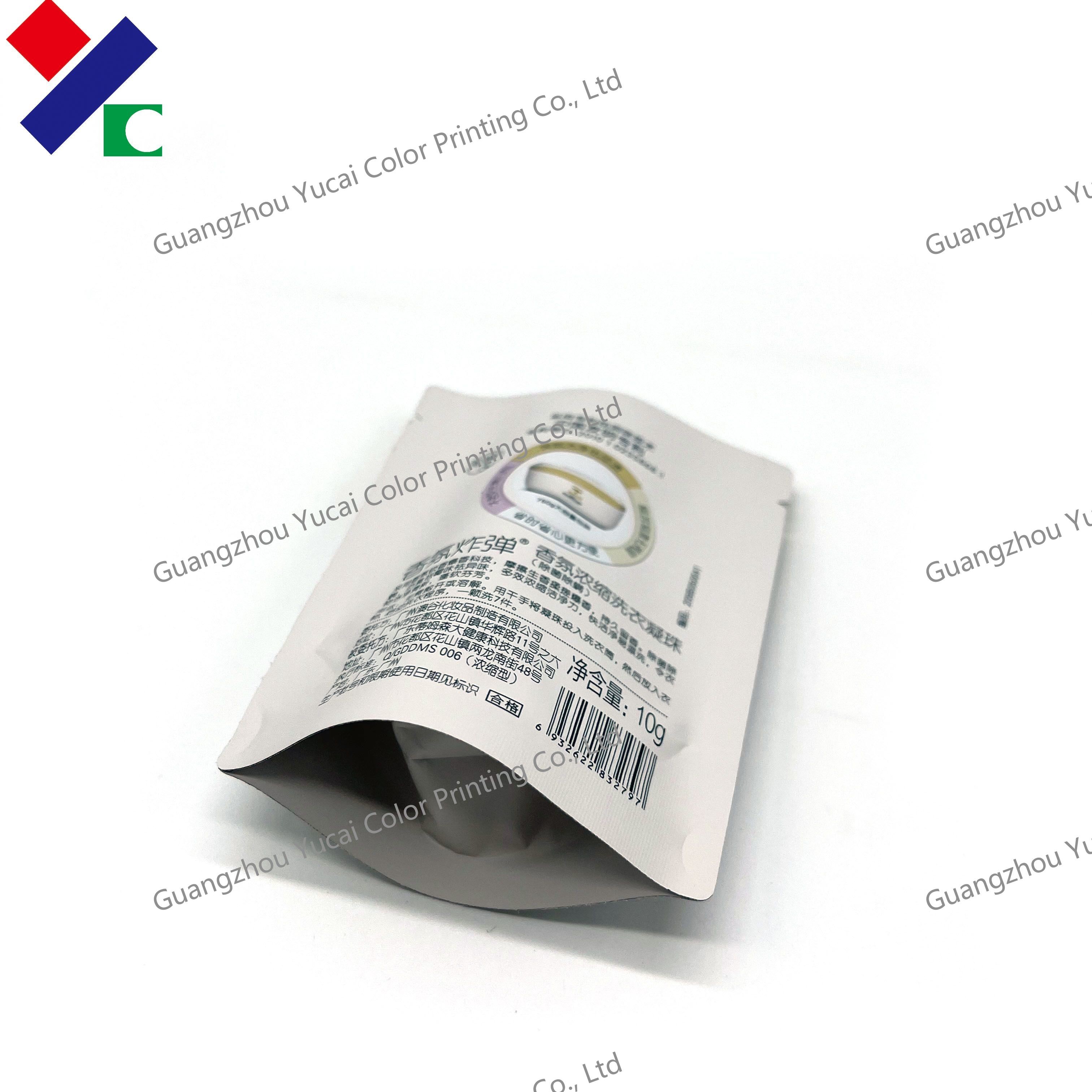 BRC Cosmetic Production Aluminum Foil Packaging Bag Stand Up Pouch