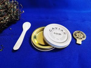 Quality 0.28mm Food Grade Tinplate Caviar Packaging Vacuum Empty Can tin 10g with printing wholesale