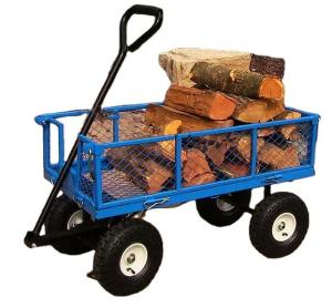 Quality Versatile Iron Four Wheel Garden Trolley Modern Style For Heavy Duty Work wholesale