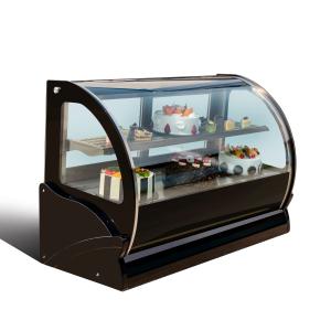 Quality CT530A Single Temperature Curved Glass Refrigerated Bakery Display Case 130L wholesale