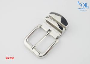 Quality Square Center Bar Buckle , Reversible Metal Pin Replacement Belt Buckle wholesale