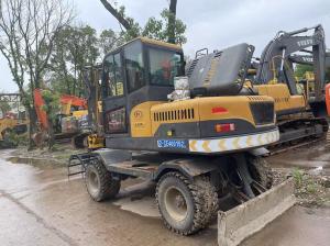 Quality 2018 Year Used SDLH LG670BM Wheel Excavator With Hydraulic Climp wholesale