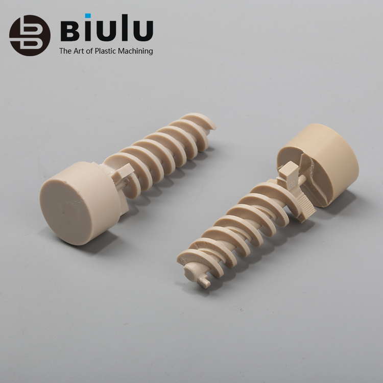 PEEK Screw Precision Plastic Machining , Cnc Turning Prototype Cnc Machining
