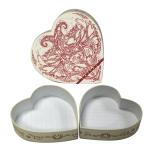 Heart Shaped Waterproof Grey Board Food Packaging Box