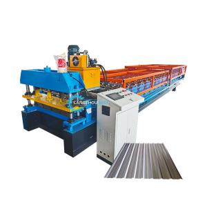 Quality Automatic PPGI GI Cut-Off Steel Profile Roofing Sheet Roll Forming Machine wholesale