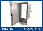 IP65 Outdoor Telecom Cabinet Aluminum Plate With Dual Doors Natural Ventilation