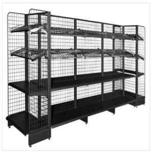Quality Carbon Steel Durable Tool Storage Rack Wire Mesh Supermarket Gondola Shelf wholesale