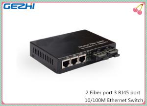 Quality 10 / 100Mbps multiport fiber to ethernet switch 2 Fiber ports + 3 RJ45 Ports wholesale