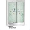 Buy cheap Colorful Tempered Glass Bathroom Shower Enclosures , Sliding Door Shower from wholesalers
