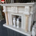 Freestanding Modern Indoor Royal Botticino Marble Decor Cream Shanna Beige