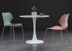 Quality Polypropylene Pink Green Plastic Dining Chair Dustproof wholesale
