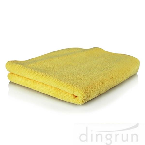 Cheap Yellow Dark Blue Custom Microfiber Towels For Car Washing Dryfast for sale