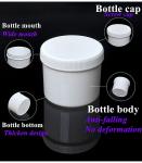 Translucent 250ml 500ml 1000ml PP Cosmetic Jar 1000g Eco Friendly PP plastic