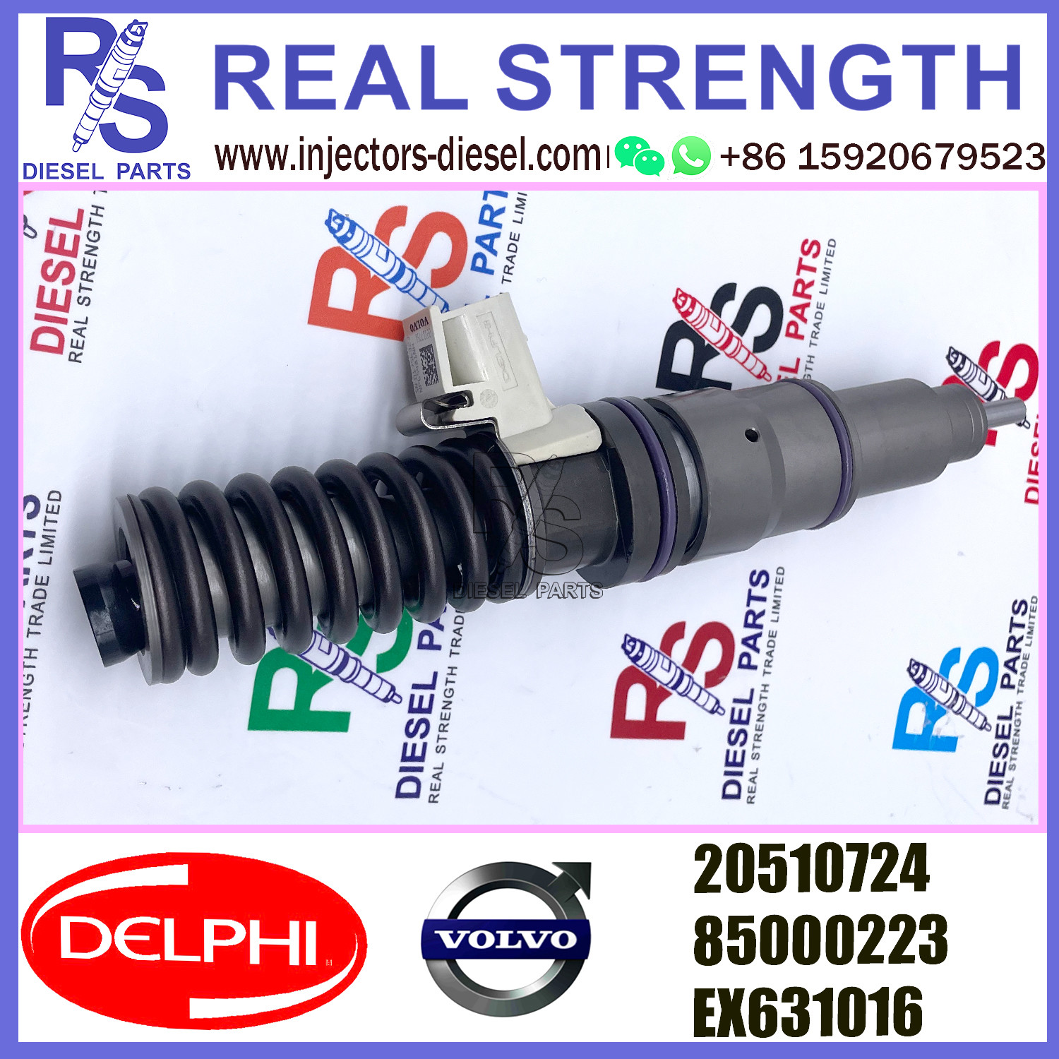 BEBE4D31001 DELPHI Fuel Injector 20517502 85000417 For V-O-L-V D12 HIGH POWER