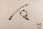 200 Mm Dimension Eas Lanyard , Double Loop Lanyard For Anti Theft Hard Tag