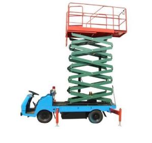 Quality 6M 450kg Portable Pneumatic Truck Mounted Scissor Lift wholesale