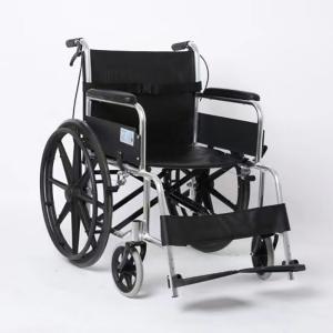 Quality Aluminum portable foldable wheelchair Humanized design wholesale