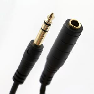 Quality 3M Gold Plated 6.35mm Jack 1/4 inch TRS Male To 1/4 inch TS Jack Female Audio Jack Stereo Cable wholesale