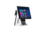 USB Interface EPOS PC Integrated Thermal Printer Dual Touch Screen POS Cash