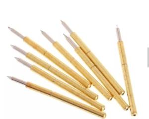 China 2.0 X 12.1 DIP Magnetic Pogo Connector Gold Plated Spring Loaded Test Probes on sale