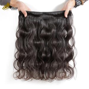Quality Natural Grade 9A Human Hair Bundles With Brazilian Hair Material wholesale