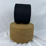 Open End NE 16s/20s Black / Optical White Regenerated Cotton Yarn For Knitting