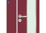 Eco Friendly Soundproof Wooden HPL Hospital Fire Doors