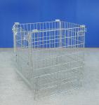 Cellular Mild Steel Metal Mesh Cage Durable Warehouse Wire Container