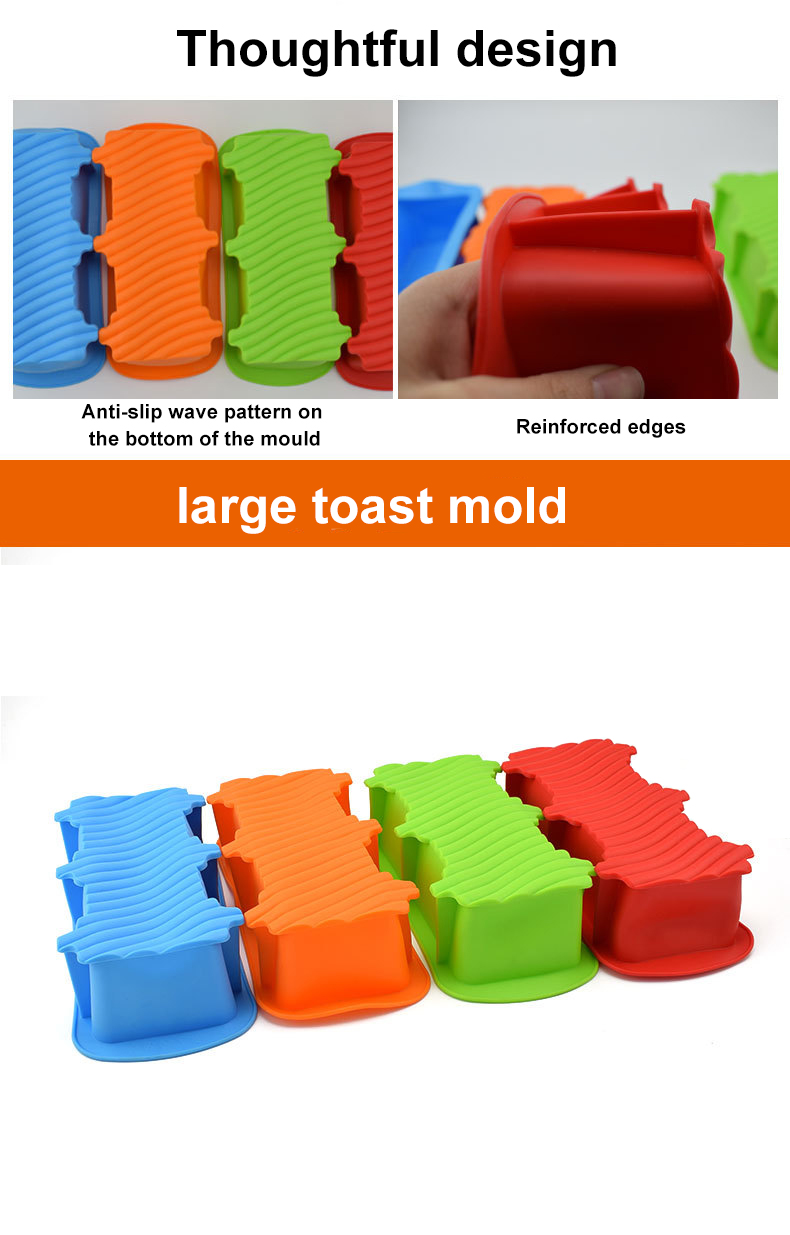 164g Heat Resistant Silicone Cake Molds Bread Baking Trays