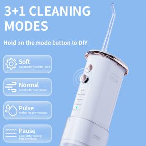 Quality IPX7 Waterproof Mini Water Flosser 1650RPM/Min Collapsible Bottle Tank wholesale