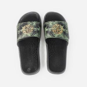 Quality 46EU Adjustable Strap Slides , Wear Resistant Open Toe Velcro Sandals wholesale