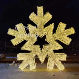 Quality Giant snowflake led light wholesale