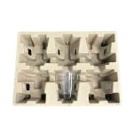 Biodegradable Eco Tray Packaging Waterproof Oilproof For Bottle Dry Press