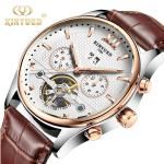 KINYUED Fashion Tourbillon Automatic Movement Mens Automatic Mechanical Watch
