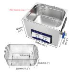 ROCH 240W 10L Tabletop Ultrasonic Cleaner Eyeglasses Degreasing Ultrasonic Bath